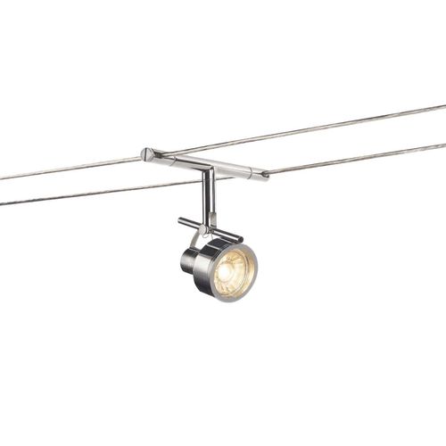 Illuminazione su cavi LED - SALUNA - SLV ELEKTRONIK - alogena / rotonda / di acciaio