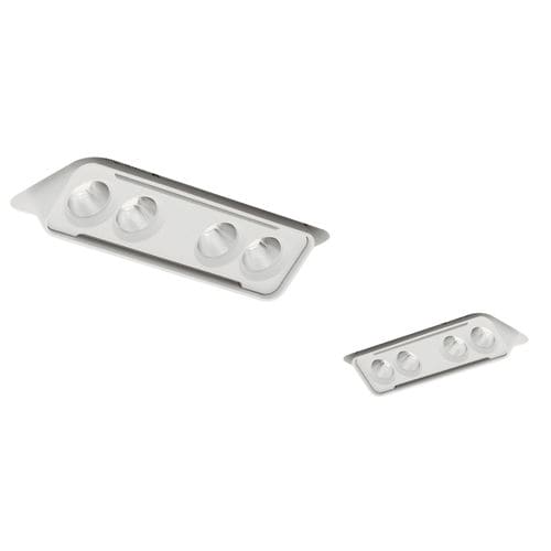 Faretto da incasso a soffitto - DEUX PIECES RI - Intra Lighting d.o.o. - LED / rettangolare / professionale