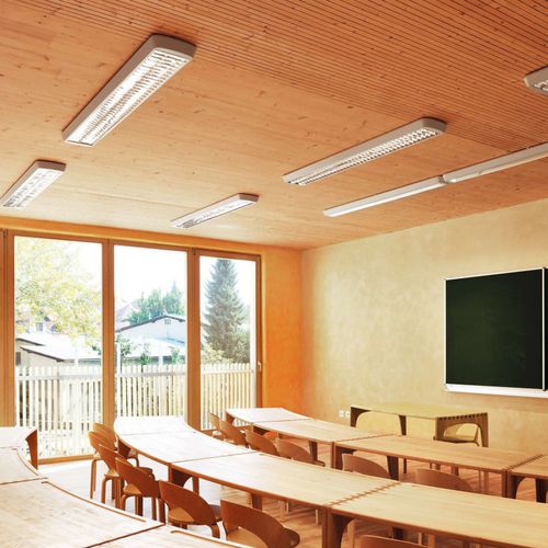 Luce sporgente - MIVA C - Intra Lighting d.o.o. - a lampada fluorescente / lineare / in alluminio