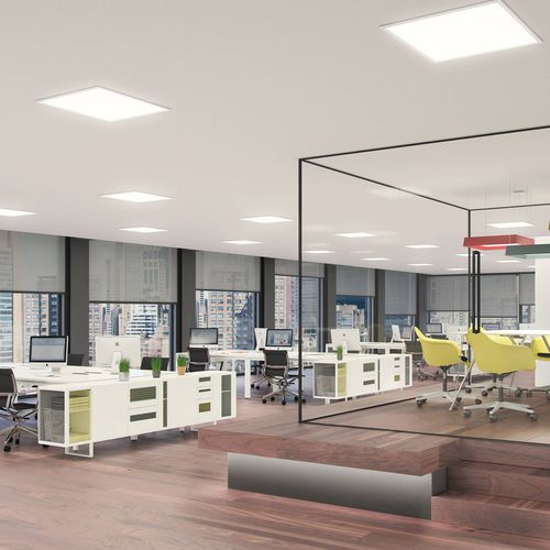 Luce da incasso a soffitto - CANVAS RV - Intra Lighting d.o.o. - LED / quadrata / IP43