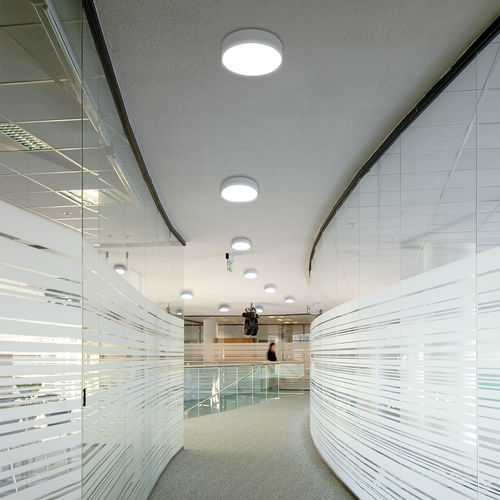 Luce a lampada fluorescente - LONA C  - Intra Lighting d.o.o. - rotonda / IP40 / in alluminio