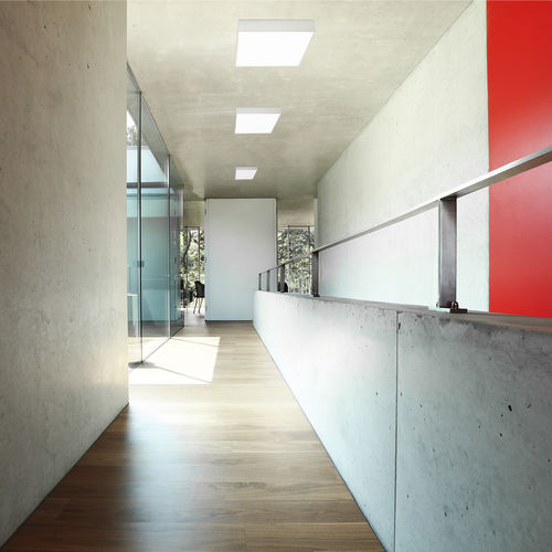 Luce a lampada fluorescente - KARO C  - Intra Lighting d.o.o. - quadrata / IP40 / in alluminio
