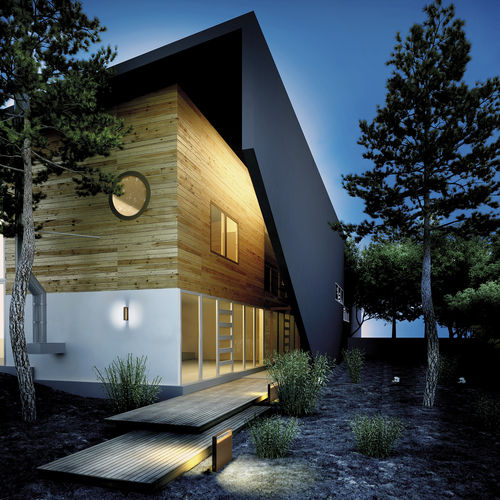 Applique contemporanea - COOL  - Simes - da interno / da esterno / in vetro