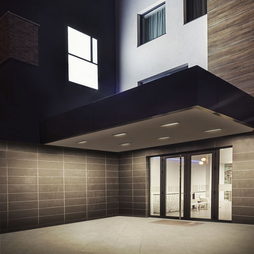Downlight da incasso a soffitto - CATCH - Simes - sporgente / LED / quadrato