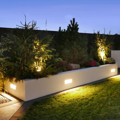 Luce da incasso a muro - GHOST - Simes - LED / quadrata / rettangolare
