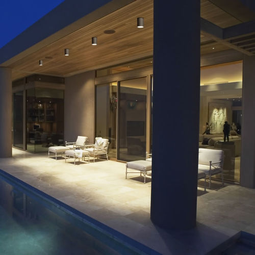 Plafoniera contemporanea - STAGE - Simes - rotonda / in ghisa di alluminio / LED