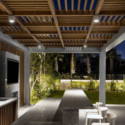 Plafoniera contemporanea - LOFT - Simes - quadrata / in ghisa di alluminio / LED