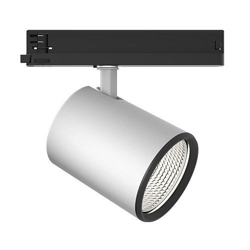 Faretti a binario LED - IQONA : ILT  - Ansorg - tondo / in metallo / contract
