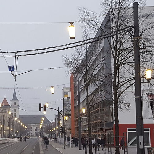 Illuminazione su cavi LED - HL FRANZ V DA - LEIPZIGER LEUCHTEN - rotonda / in metallo / da esterno