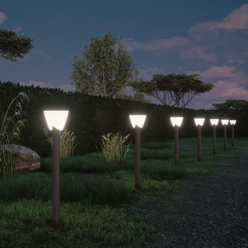 Lampioncino da giardino - BIANCA - Mareco Luce - contemporaneo / in acciaio inossidabile / in acciaio