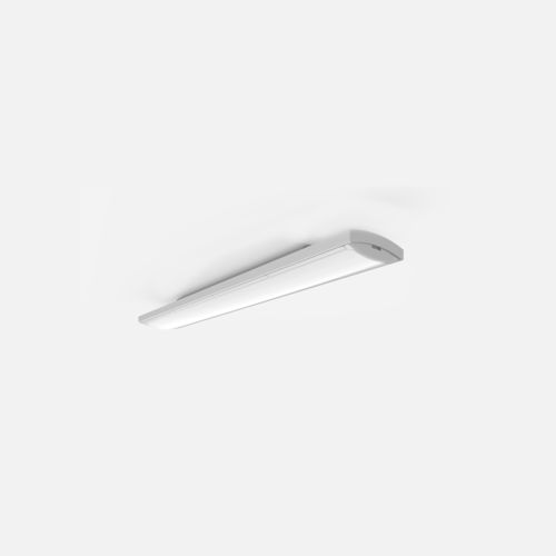 Plafoniera contemporanea - FLAT - Lanzini - rettangolare / in policarbonato / LED