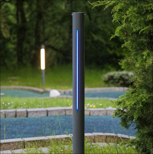 Lampioncino per uso residenziale - FIACCOLA TYPE 410 RA - LECCOR Leuchten GmbH - per spazio pubblico / contemporaneo / in acciaio inossidabile