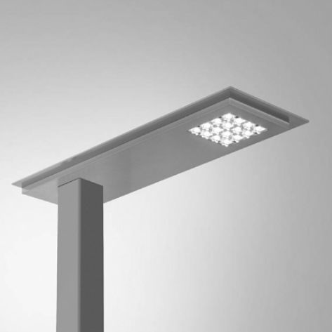 Palo di illuminazione - SQUARE - LECCOR Leuchten GmbH - in acciaio inossidabile / in acciaio con rivestimento a polvere / personalizzabile
