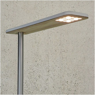 Lampada da terra - LECCOR Leuchten GmbH - in metallo / in rovere / in ciliegio