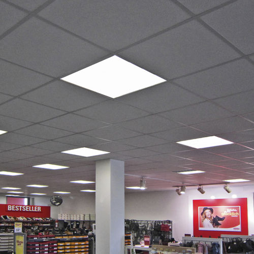 Luce da incasso a soffitto - GRID PANEL 625 - LECCOR Leuchten GmbH - LED / quadrata / IP30