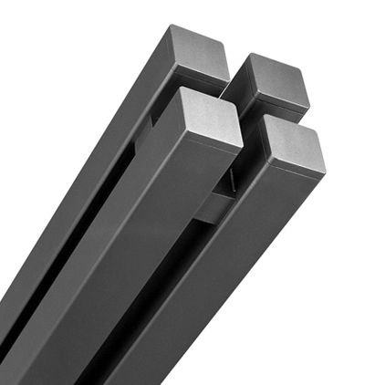 Palo di illuminazione - 4-SQUARE  - LECCOR Leuchten GmbH - in acciaio inossidabile