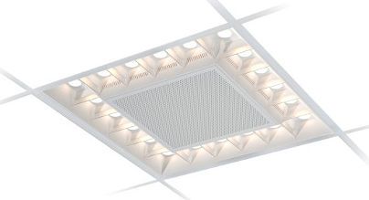 Luce da incasso a soffitto - XL-20 - Thorlux Lighting / F.W. Thorpe PLC - LED / quadrata / in metallo