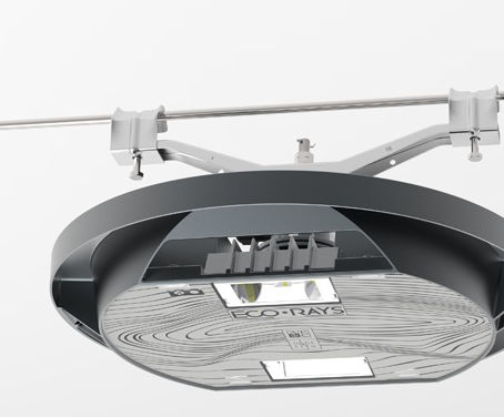 Illuminazione su cavi LED - ECORAYS TS - AEC Illuminazione - rotonda / in acciaio inossidabile / da interno
