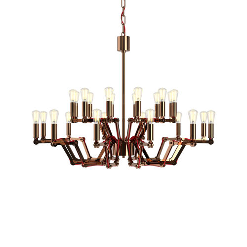 Lampadario classico - LOUIS : MERCURY - Preciosa - in ottone / in rame
