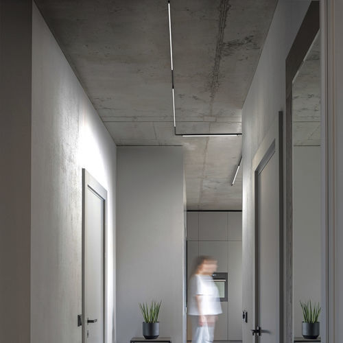 Faretti a binario LED - LINE Micro - Arkos Light - Oscaluz, - lineare / in alluminio / in policarbonato
