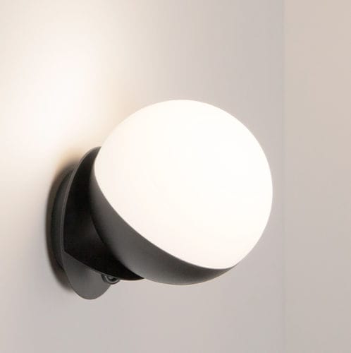 Applique contemporanea - BALO MINIMAL - ONOK LUZ TECNICA - da interno / in acciaio / in vetro