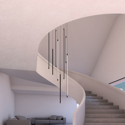 Luce a sospensione - MICRO SYSTEM - ONOK LUZ TECNICA - LED / lineare / tubolare