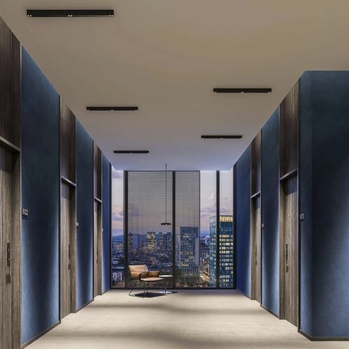Luce a sospensione - KLEEN - RIBAG Licht AG - da incasso a muro / LED / lineare