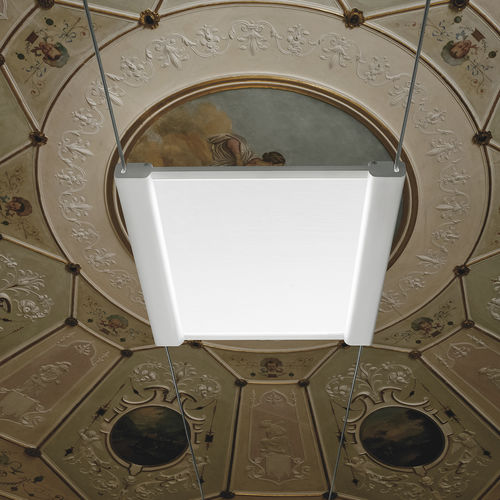 Illuminazione su cavi LED - TRIX-C30 - LINEA LIGHT GROUP - quadrata / in alluminio / in vetro