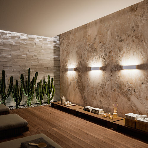 Applique contemporanea - SATORI - LINEA LIGHT GROUP - da interno / in metallo / lineare