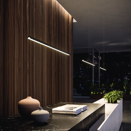 Lampada a sospensione - HALFPIPE 2 - LINEA LIGHT GROUP - in alluminio lucido / contemporanea / con cavo
