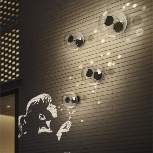 Applique contemporanea - Rolling Sky - LINEA LIGHT GROUP - da esterno / in alluminio / tonda