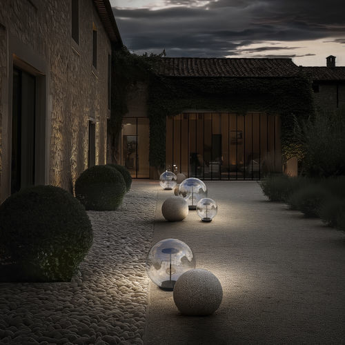 Lampioncino da giardino - Rolling Sky - LINEA LIGHT GROUP - contemporaneo / in alluminio / LED