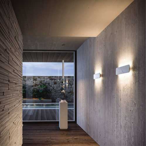 Applique contemporanea - GEMINI - LINEA LIGHT GROUP - da interno / in alluminio / in PMMA