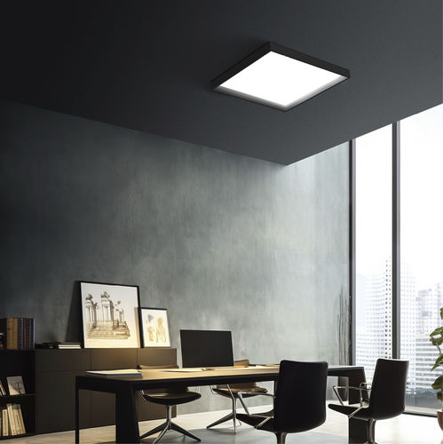 Plafoniera contemporanea - TARA_Q - LINEA LIGHT GROUP - quadrata / rettangolare / in alluminio