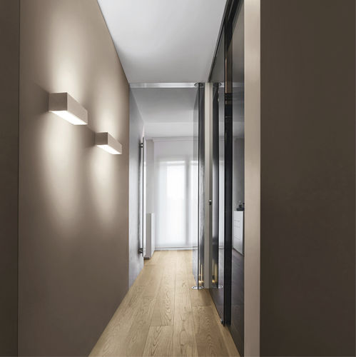 Applique contemporanea - GYPSUM_W - LINEA LIGHT GROUP - da interno / in alluminio / rettangolare