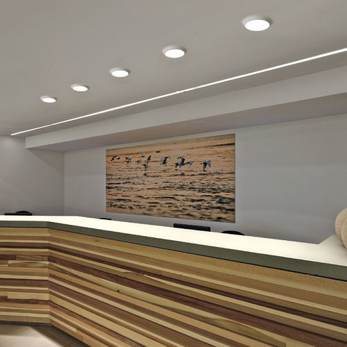 Downlight da incasso - GYPSUM_O1 - LINEA LIGHT GROUP - LED / quadrato / IP44