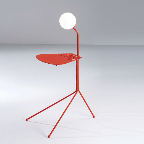 Lampada da terra - OMETTO - Siru Lighting - in metallo verniciato / contemporanea / senza fili