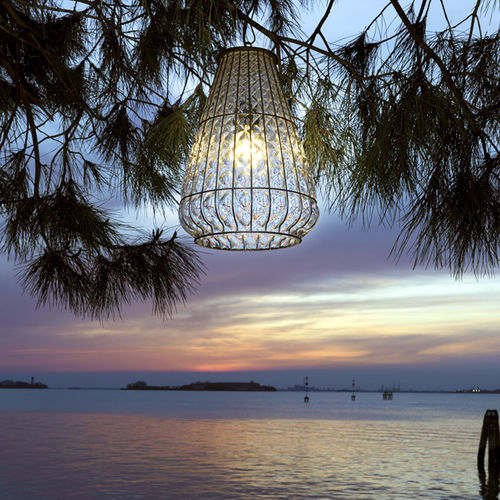Lampada in vetro soffiato - CAMPANA - Siru Lighting - a sospensione / in filo metallico / contemporanea