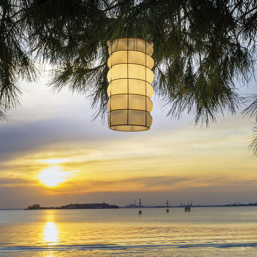 Lampada a sospensione - CORNO DUCALE - Siru Lighting - in filo metallico / in vetro soffiato / classica