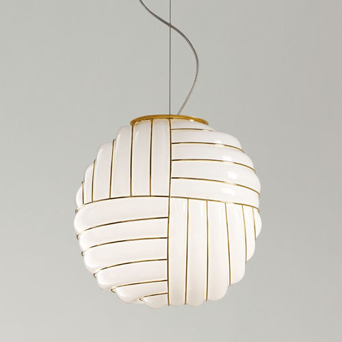 Lampada a sospensione - CARTESIO - Siru Lighting - in vetro soffiato / contemporanea / con cavo