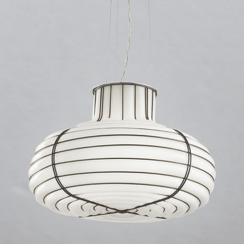 Lampada a sospensione - CHAPEAU - Siru Lighting - in maglia metallica / in vetro soffiato / contemporanea
