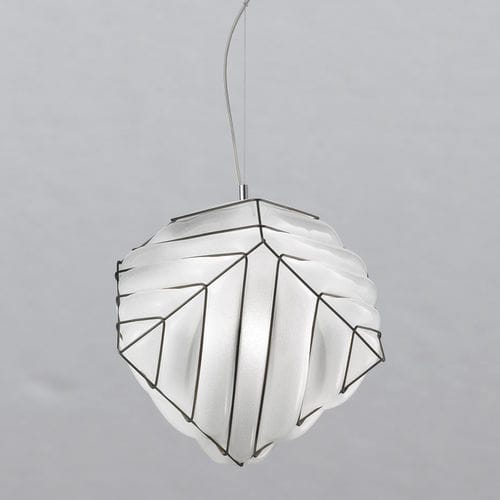 Lampada a sospensione - DADO - Siru Lighting - in maglia metallica / in vetro soffiato / design minimalista