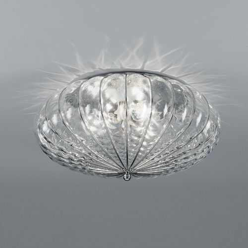 Plafoniera classica - GIOVE - Siru Lighting - rotonda / in filo metallico / in vetro di Murano