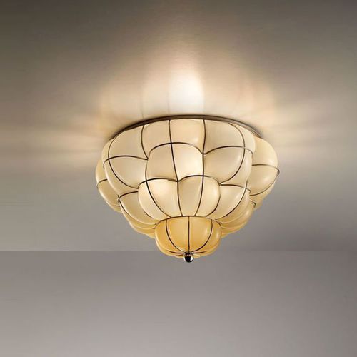 Plafoniera contemporanea - POUFF - Siru Lighting - altre forme / in filo metallico / in vetro soffiato