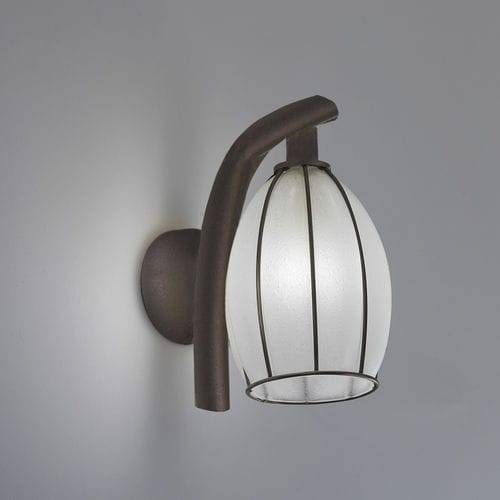 Applique contemporanea - SALICE - Siru Lighting - da esterno / in vetro soffiato / conica