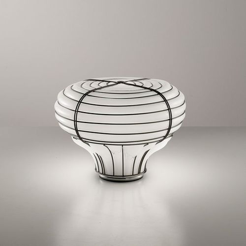 Lampada da tavolo - CHAPEAU - Siru Lighting - in filo metallico / in vetro soffiato / contemporanea