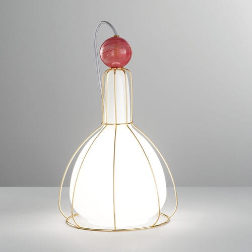 Lampada da tavolo - DAMA - Siru Lighting - in filo metallico / in vetro soffiato / contemporanea