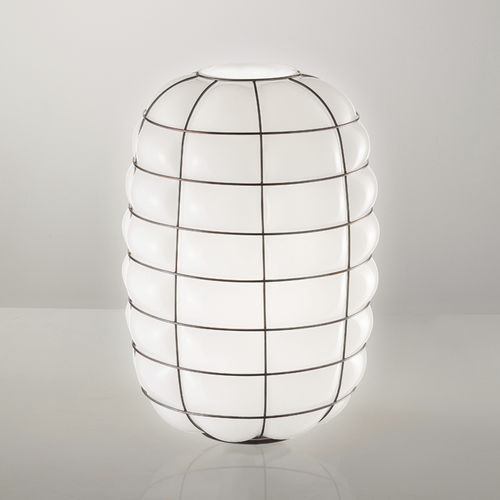 Lampada da tavolo - LANTERNA - Siru Lighting - in filo metallico / in vetro di Murano / in vetro soffiato