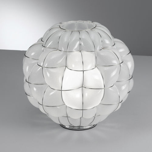 Lampada da tavolo - POUFF - Siru Lighting - in filo metallico / in vetro soffiato / contemporanea