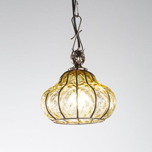 Lampada a sospensione - CARRO - Siru Lighting - in filo metallico / in vetro soffiato / classica